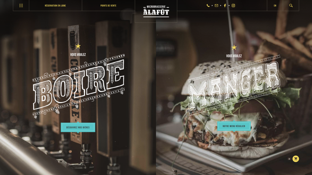Microbrasserie À la Fût – Un site Web haut en couleur
